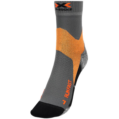 X SOCKS RUN FAST Socks Grey/Brown 0